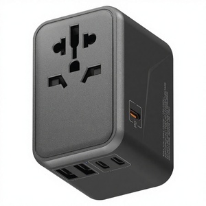 Cargador Rápido <span class=keywords><strong>MOMAX</strong></span> 1-World UA8 PD 100-250V 70W, Adaptador de Corriente con Enchufe para EE. UU., AU, Reino Unido y UE, Cargador USB Universal para Teléfono Móvil - Product Image 4