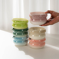 Ensemble de matcha en céramique de style japonais rose avec bol et bec verseur pour la cérémonie du thé