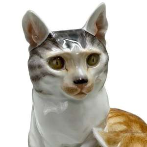 Figura de <span class=keywords><strong>Porcelana</strong></span> Original, Nueva y Rara, de Dos Gatos de <span class=keywords><strong>Meissen</strong></span>, Estilo Art Nouveau para PLC - Product Image 1