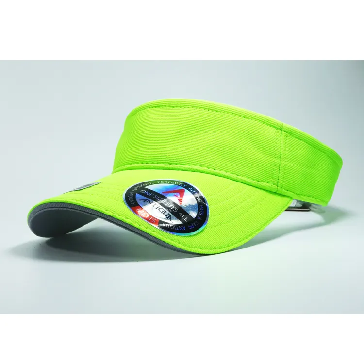 Hat Visor Custom Sweat-absorbent Sunvisor Protection Tennis Neon Sport Visor Caps Golf Hats