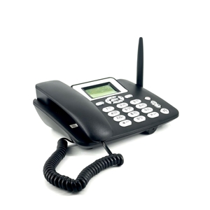 <span class=keywords><strong>Téléphone</strong></span> <span class=keywords><strong>Fixe</strong></span> <span class=keywords><strong>Sans</strong></span> <span class=keywords><strong>Fil</strong></span> T-elek Double SIM pour Bureau, Domicile et Hôtel avec Identification de l'Appelant, Radio GSM 2.4G Wi-Fi – Nouveau - Product Image 2