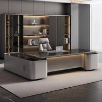 Bureau de direction moderne minimaliste de haute qualité en bois, mobilier de bureau modulaire