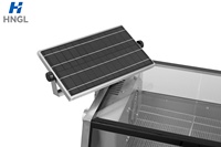 Déshydrateur alimentaire solaire de qualité industrielle, grande capacité 192L, avec 10 plateaux