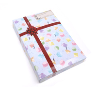 Calendario de Adviento de 7 Puertas para Regalo de Cumpleaños, Vacío, con Recubrimiento UV, Grabado en Relieve, Materiales Reciclados, Tamaño Personalizado