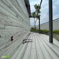 Planche de terrasse WPC innovante sans joint, en PVC ASA co-extrudé, à emboîtement, 3ème génération, pour extérieur