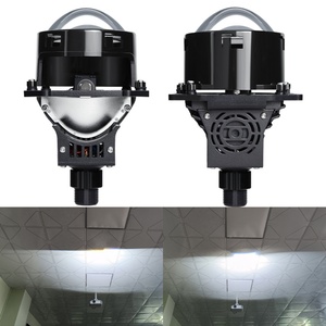 Phare de voiture à LED bi-xénon de 3 pouces, projecteur laser antibrouillard 200W, accessoires de voiture, éclairage 12V 6000K haute luminosité - Product Image 2