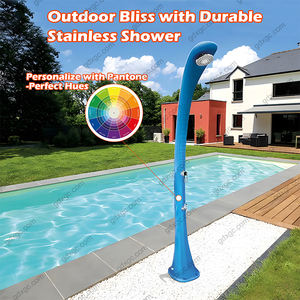 Juego de ducha colorido para exteriores con suelo de pie, columna de lluvia, <span class=keywords><strong>piscina</strong></span>, playa, jardín, juego de Ducha - Product Image 1