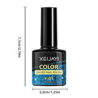 Vernis à ongles gel magnétique effet œil de chat 8 ml, style français de luxe, gel UV LED à retirer par trempage pour salon de manucure professionnel et nail art DIY