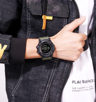Jam Tangan Digital Sport Islami Skmei 1680 Qibla Factory untuk Sholat Muslim dengan Azan