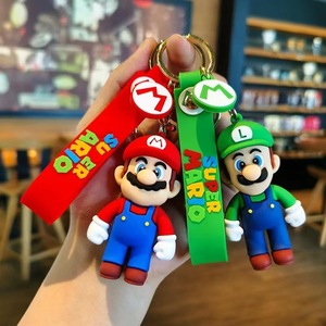 Llaveros de Alta Calidad con Diseño de Mario Bros, Muñeco de Mario con Burbuja de Dragón, Accesorios para Coche - Product Image 4