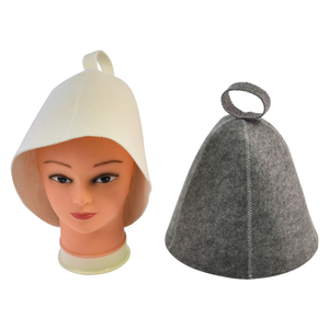 Chapeau de sauna écologique personnalisé à 5 plis en feutre de laine naturelle australienne pour adultes et enfants, unisexe, pour salle de vapeur - Product Image 4