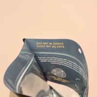 Sachets Doypack Attrayants en Feuille d'Or avec Logo Estampé Or, Qualité Alimentaire, Refermables, pour Sucre, Aliments pour Animaux, Chewing-gum, Petites Commandes Acceptées