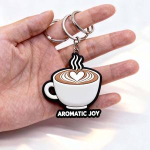 맞춤 디자인 3D 실리콘 키링 기계 소프트 PVC 고무 키체인 기념품 선물용 - Product Image 4