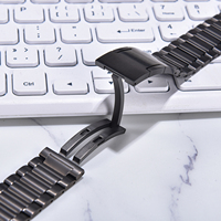 Bracelet en titane ultra léger JAETIUM pour Apple Watch, bracelet intégré haut de gamme avec fermoir pliable