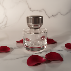 Flacon en verre transparent <span class=keywords><strong>de</strong></span> haute qualité, cylindrique, 55 ml, flacons <span class=keywords><strong>de</strong></span> <span class=keywords><strong>parfum</strong></span> en verre transparents sur mesure avec vaporisateur - Product Image 2