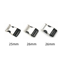 JQR 4965 Boucle tactique professionnelle en alliage de zinc de 26 mm, multifonctionnelle, verrouillable, à libération rapide instantanée pour accessoires pour chiens