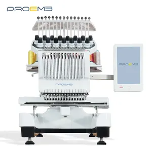 Single Head Computer Embroidery Machine Flat Embroidered Hat Embroidery Clothing Customize Embroidery Machine