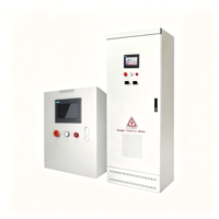 Armoire de commande PLC à fréquence variable 160KW 54A pour pompe, ventilateur, moteur, modèle VFD PLC CAB 0.5 160KW, applications pétrolières, chimiques, éolien