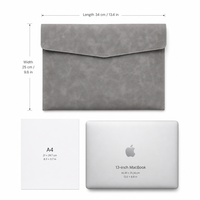 Carpeta de Documentos A4 de Cuero PU, Portafolio Oficial de Negocios, Personalizable con Logotipo