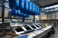 Lavandería Industrial Nylon Malla Secador Sling Bags Soluciones