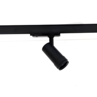 Angle de faisceau réglable de 20-60 degrés Zoomable 3-Phase Track Rail Spot LED Plafonnier 2700K Downlight Aluminium pour une utilisation en intérieur