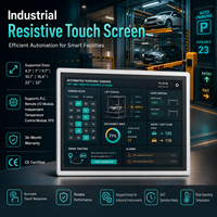Mochuan Eview Hmi, pantalla táctil HMI de 15,6 pulgadas, RS485 RJ485, resolución de 1920x1080, pantalla de sistema Modbus de aluminio