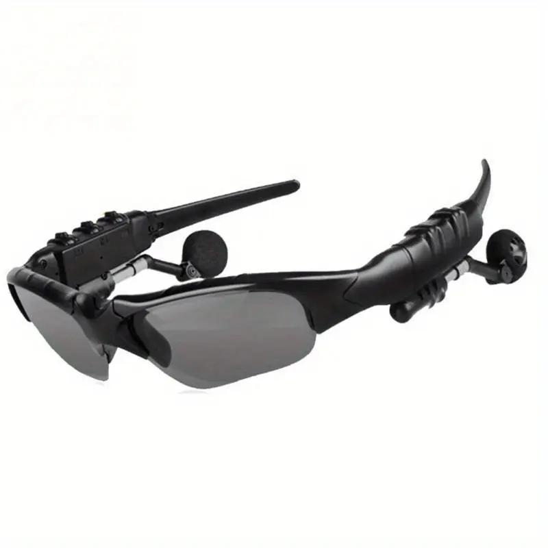 BT 5.3 kacamata Headset nirkabel dengan mendengarkan musik dan membuat kacamata hitam panggilan telepon fungsi headphone pintar