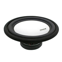 Subwoofer Mobil SPL 1800W Berkualitas Tinggi, Speaker Bass Koaksial Besi 12 Inch, Aksesoris Speaker Bass Mobil