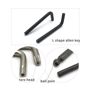 Clé hexagonale en forme de L (clé Allen) norme DIN 911 / ISO 2936, clés hexagonales en acier <span class=keywords><strong>noir</strong></span> oxydé, longueurs personnalisées disponibles - Product Image 3