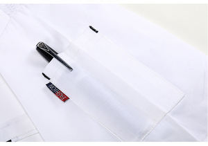 Marine Sushi cuisine femmes Chef vestes hommes cuisinier Chef manteau vêtements de travail Polyester coton Chef uniforme pour hôtel & Restaurant - Product Image 6