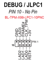 Module de Plateforme Fiable (TPM) à 10 broches avec Interface LPC, Personnalisation de la puce TPM pour carte mère de serveur X99 PC JLPC1