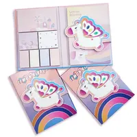 Tùy Chỉnh Fancy Quà Tặng Khuyến Mại Unicorn In Chú Ý Đặt Máy Tính Để Bàn Cube Brick Memo Pad Set Cho Trẻ Em