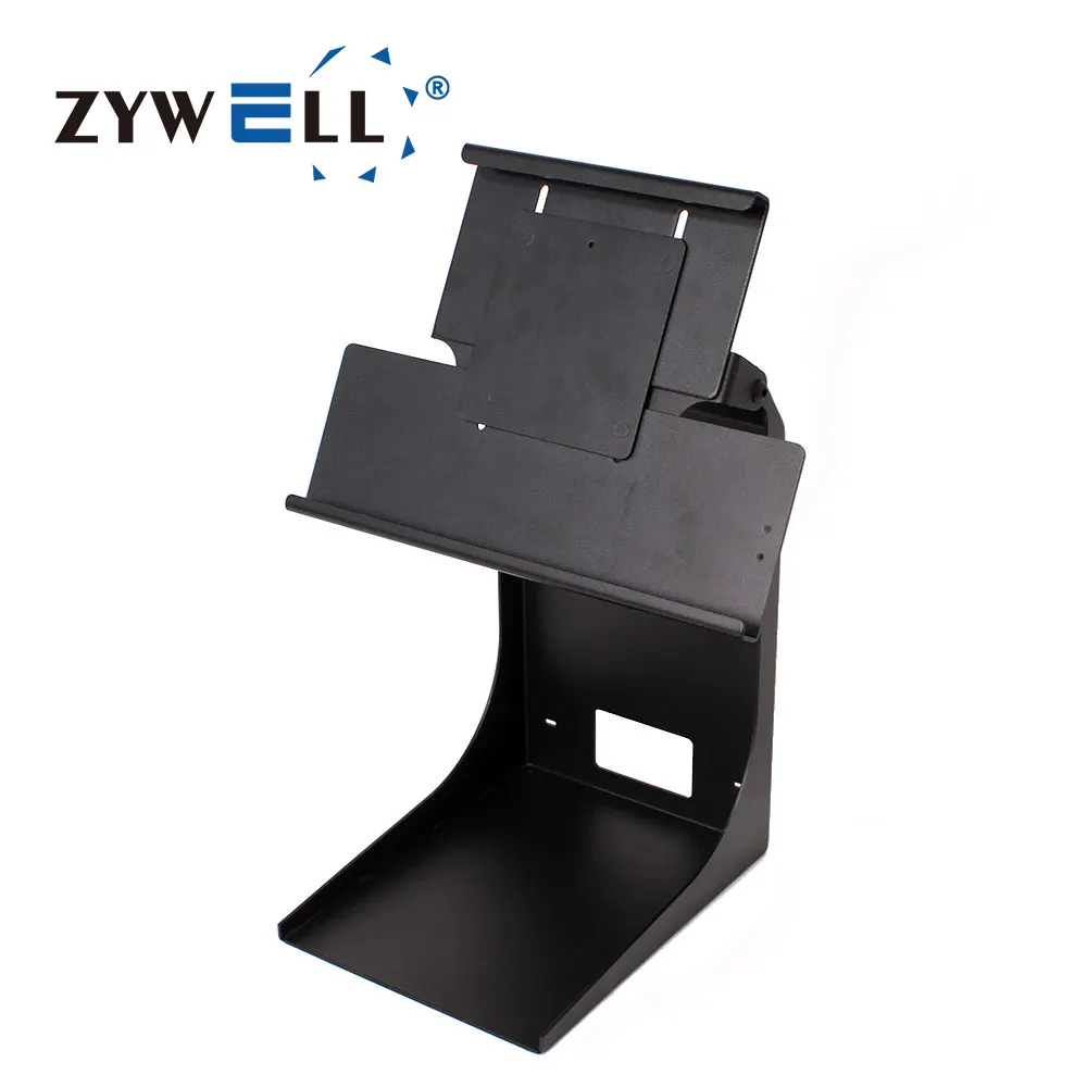 Durable metal office thermal printer stand single screen for 80mm receipt bill printer stand