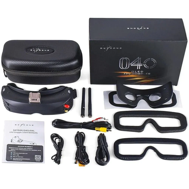 SKYZONE SKY04O Pro FPV VR Goggles OLED 5.8Ghz 48CH Steadyview Receiver 1280*720 DVR Fpv with Head Tracker for RC FPV Drone UAV