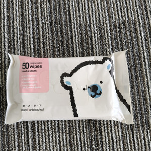 Lot de 50 lingettes humides jetables à base d'eau pour mains, bouche et visage, non tissées, douces, pour bébés et usage domestique, vente en gros, OEM - Product Image 5