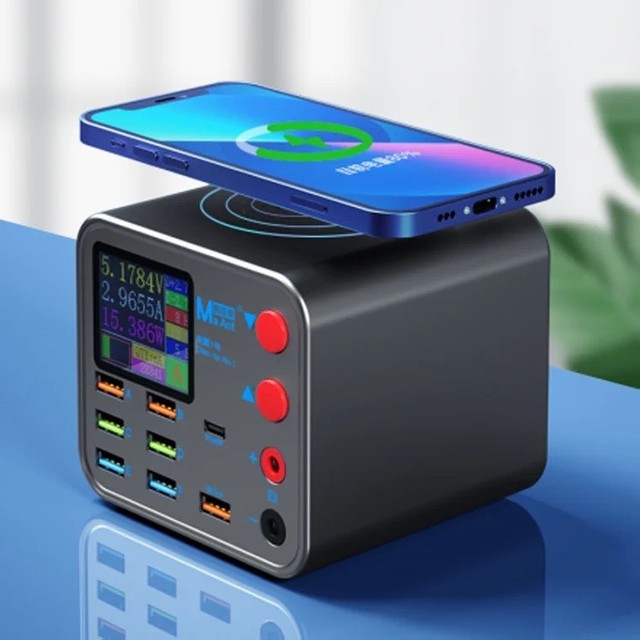 IParts MaAnt Dianba NO.1 Pro 200W Multi-Function 8-Port PD Rapid Charger ABS Material Brand New 100% OEM Power Supply Adapter