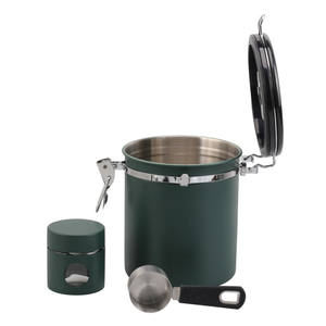 Recipiente Hermético de Acero Inoxidable para Almacenar Granos de Café con Marcador de Fecha y Cuchara - Product Image 6