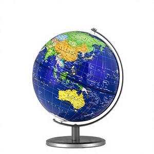 Blue AR HD Metal <strong>Globe</strong> 20cm Recommended Elementary Middle School Geography Education <strong>Childrens</strong> Gift Office Decorative - Product Image 1