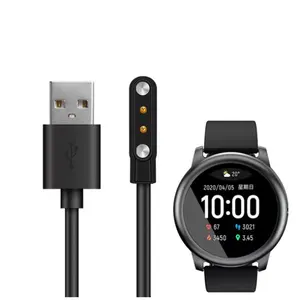 4mm Charger Watch Dock Adapter Magnetic Watch Charging Cable Base Cord Wire for Xiaomi Haylou Solar LS05