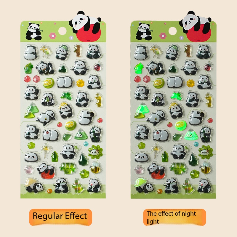 panda géant vert