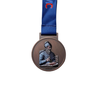 Clé de boxe miraculeuse ruban vierge musculation Pickleball lutte sport personnalisé Jiu Jitsu pas cher fer Football trophées médaille