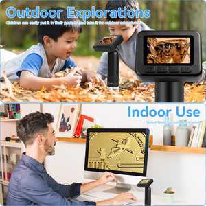 YAGO USB デジタル顕微鏡拡大鏡ポータブルビデオ写真撮影 HD 1000X ズーム LCD 顕微鏡 - Product Image 5