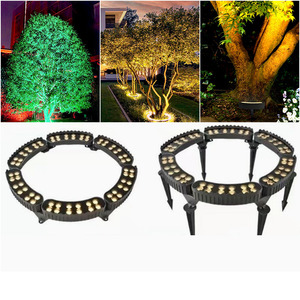 DMX512 Control RGB Garden Tree Lights IP65 Grade Outdoor Waterproof Villa Park <strong>Landscape</strong> <strong>Lighting</strong> Round Hugging Tree Lights - Product Image 1