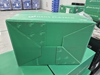 Caisse en plastique ondulé PP sur mesure, en matériau PP recyclable, pour l'emballage et l'expédition industriels
