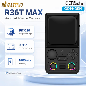 Consola de Juegos Portátil <span class=keywords><strong>Retro</strong></span> Linux R36T MAX, Pantalla IPS de 3.95'', WiFi, Multijugador en Línea, Venta al Por Mayor de Fábrica - Product Image 1
