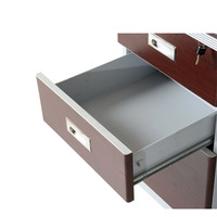 Piedestals de bureau en acier, bureaux d'ordinateur, meubles de bureau en métal avec serrure à clé, table de travail, table d'écriture, bureau PC, acier laminé à froid, moderne