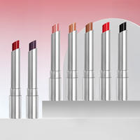 Rouge à lèvres mat longue tenue, hydratant, non décolorant, à la vitamine E naturelle, 7 couleurs, marque privée HUASURV, vente en gros