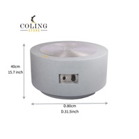 Foyer portable en béton gaz naturel pour hôtel COLL019 fabricant