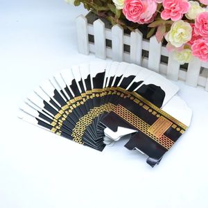 Pafu Décorations de l'Aïd Moubarak Ramadan Hajj, Cadeaux Islamiques Impression Feuille d'Or, Boîtes <span class=keywords><strong>Kaaba</strong></span> - Product Image 4