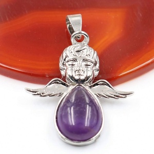 Thiết Kế Mới Thiên Thần Nhỏ Mặt Dây Chuyền Cô Gái Phụ Nữ Đáng Yêu Ý Nghĩa Nghĩa Bảo Vệ Vòng Cổ Mặt Dây Chuyền Cho Phụ Nữ Làm Đồ Trang Sức - Product Image 2